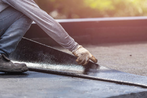 Professional Emergency Waterproofing technician working in Hilbert, WI